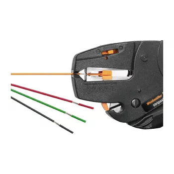 Weidmüller STRIPAX Automātiskais vadu noņēmējs, 0.08-10 mm², Melns/Orangžs