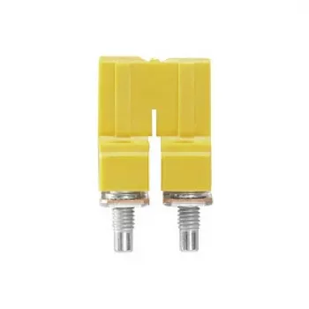 Weidmüller WQV 6/2 šķērssavienotājs, 2 polu, 6 mm², poliamīds, dzeltens, UL 94 V-0, 50 gab.
