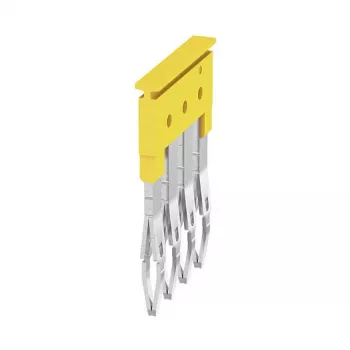 Weidmüller ZQV 2.5/4 Cross-Connector, 4-Pole, 2,5 mm², Yellow, 60 Pieces