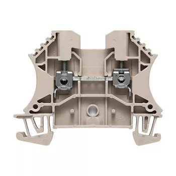 Weidmüller W-Series caurlaides spailes bloks, 2,5 mm², 24 A, 800 V, bēšs, skrūvju savienojums, DIN sliedei, 100 gab.