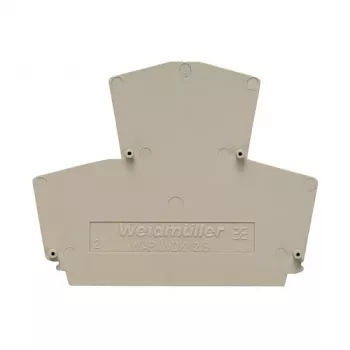 Weidmüller WAP WDK2.5 Gala plāksne - 20 gab. - Wemid - Bēša - -50 līdz 120 °C - V0
