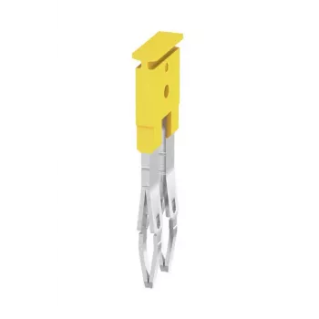 Weidmüller ZQV 2.5/2 šķērssavienotājs, 2,5 mm², 2 polu, dzeltens, 60 gab.