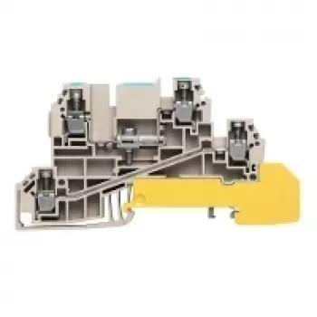 Weidmüller 1029800000 Caurlaides spaiļu bloks, skrūvju savienojums, 2,5 mm², 500 V, 24 A, bēšs, 50 gab.