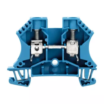 Weidmüller W-Series Caurvadsavienotāja spailes bloks, zils, 10 mm², 57 A, skrūvju savienojums, 50 gab.