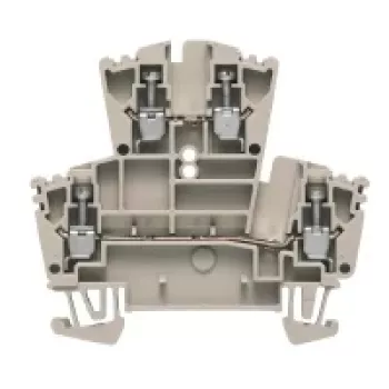 Weidmüller 1021500000 Caurplūdes spaiļu bloks, 2,5 mm², skrūvju savienojums, zils, DIN sliedei