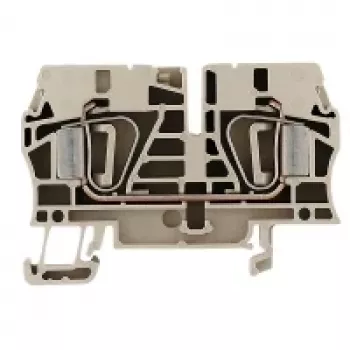 Weidmüller Feed-Through Terminal Block, Screw Connection, 6 mm², 800 V, 41 A, Beige, 50 Pieces