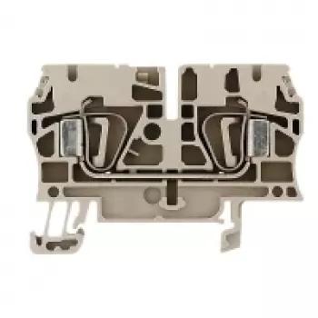 Weidmüller Feed-Through Terminal Block, Screw Connection, 4 mm², 800 V, 32 A, Blue, 100 Pieces