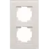 HEINRICH KOPP 2-Gang Frame Cover ATHENIS Pure White Glossy 405402001