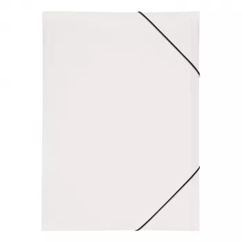 PAGNA 21638-02 A3 Polypropylene (PP) White Elastic Band Collecting Folder 5-Pack