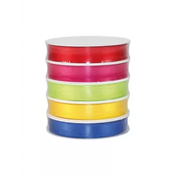 C.E. Pattberg Gift Ribbon Satin Satinated Multicolored 10,0 mm x 5x 3,0 m