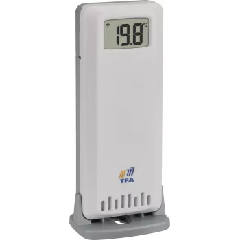 TFA 30.3901.02 ID-A5 Temperatūras sensors balts bezvadu 868 MHz Termosensors