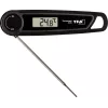 TFA THERMO JACK TASTE digitālais virtuves termometrs ar taimeri un signālu, nerūsējošā tērauda zonde, 160 mm, -50 līdz +300 °C, LCD displejs, melns/balts