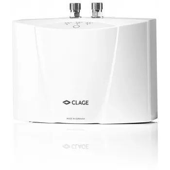 CLAGE MCX 3 Elektriskais mini caurplūdes ūdens sildītājs, 3,5 kW, 230 V, horizontāls, balts