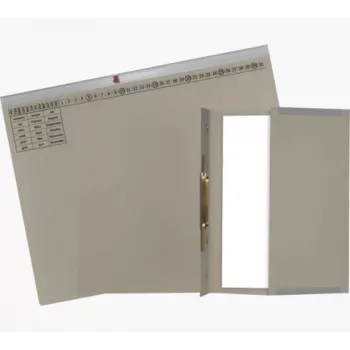 Exacompta 370110B Parastā mapīte - Kartons - Pelēka - 320 g/m² - 265 x 316 mm
