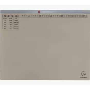 Exacompta 370210B Parastais mapes vāks - Kartons - Pelēks - 320 g/m² - 265 x 316 mm - A4