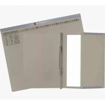 Exacompta 370210B Parastais mapes vāks - Kartons - Pelēks - 320 g/m² - 265 x 316 mm - A4