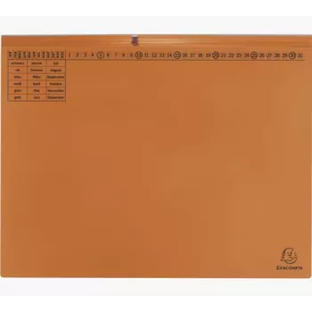 Exacompta 370309B Elastīgā mapīte - A4 - Kartons 320 g/m² - Oranžs