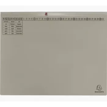 Exacompta 370310B - Parastā mapīte - Kartons - Pelēka - 320 g/m² - 265 x 316 mm - A4