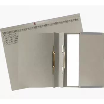 Exacompta 370310B - Parastā mapīte - Kartons - Pelēka - 320 g/m² - 265 x 316 mm - A4