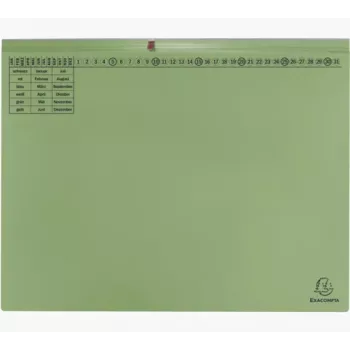 Exacompta 370425B Quick Binder A4 Kartons Zaļš 320 g/m² Metāla Stiprinājums
