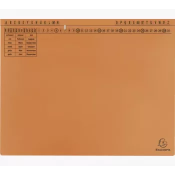 Exacompta 371109B Parastā failu mape - Kartons - Oranža - 320 g/m² - 265 x 316 mm