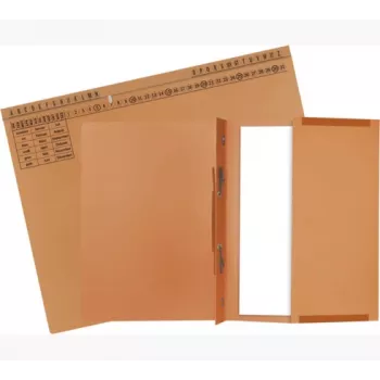 Exacompta 371109B Parastā failu mape - Kartons - Oranža - 320 g/m² - 265 x 316 mm