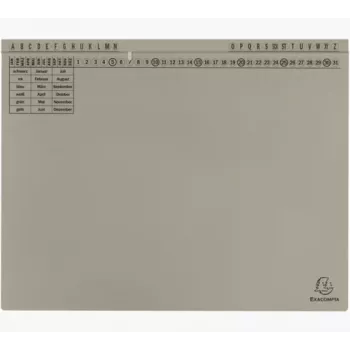 Exacompta 371110B Parastā mapīte - kartons - pelēka - 320 g/m² - 265 x 316 mm