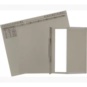 Exacompta 371110B Parastā mapīte - kartons - pelēka - 320 g/m² - 265 x 316 mm