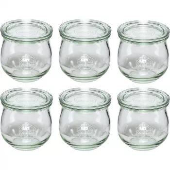 WECK Tulip Jar 370ml Set of 6