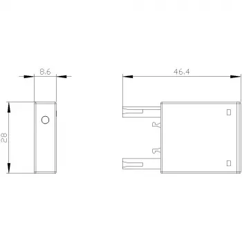 Siemens Pārsprieguma ierobežotājs 3RT2916-1LM00, Varistors, 24 V AC/DC, SIRIUS 3RT2 kontaktora izmēram S00
