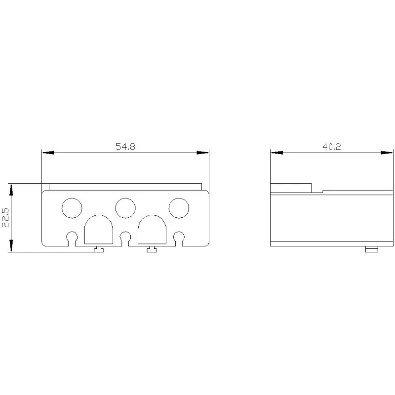 Siemens SIRIUS 3RT2 spaiļu pārsegs rāmja spailēm, 3 polu, 3RT29364EA2