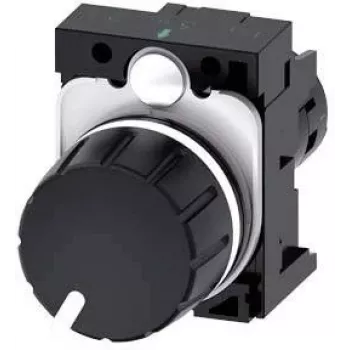 Siemens 3SU1200-2PS10-1AA0 SIRIUS ACT Potentiometer 10 kOhm, 22 mm, Black, Screw Terminal