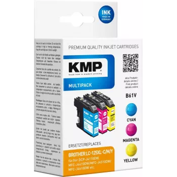 KMP saderīga melnā tintes kasetne High Yield Brother DCP-J4110DW, MFC-J4410DW, MFC-J4510DW, MFC-J4610DW, MFC-J4710DW, MFC-J6520DW, MFC-J6720DW, MFC-J6920DW (1526,4050)