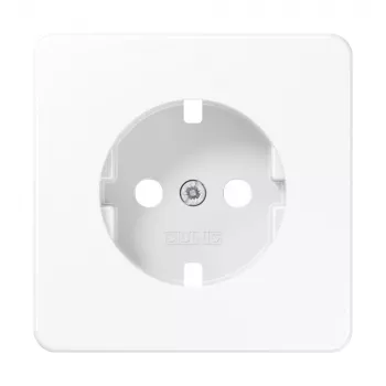 JUNG CD sērijas centrālā plāksne SCHUKO kontaktligzdai (CD1520PLWW) Alpu balta