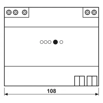JUNG KNX barošanas bloks 1280mA 21280 REG DIN sliedei