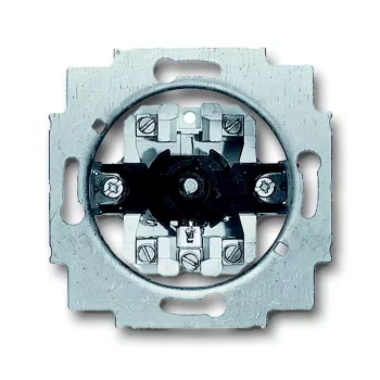 Busch-Jaeger 2723 U Universālais sērijas slēdzis, 2-polu, 10 AX, 250 V AC, iegremdējamais, metālisks, 6415/24
