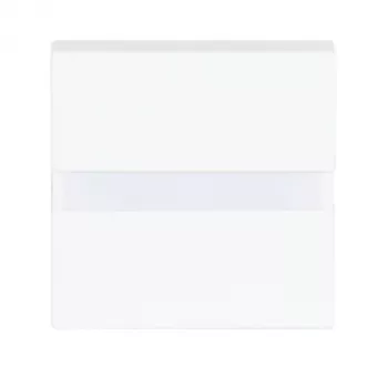 Busch-Jaeger Comfort Switch Insert flex ar orientācijas gaismu, 2 sviras, free@home, Balts/Gaiši Pelēks