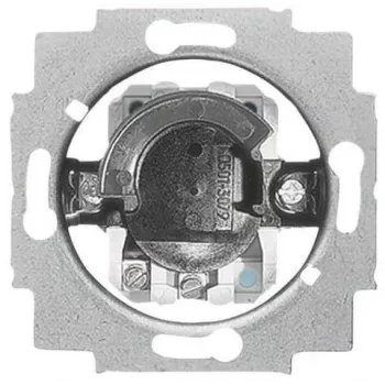 Busch-Jaeger 2733USL-101 Atslēgas slēdža ieliktnis, 1-pola, 10A, 250V AC, Melns/Pelēks