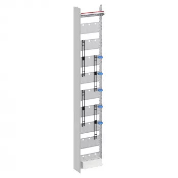 Striebel & John Multimedia Distribution Field 9RE FM19P2, 2 Mounting Plates, 3x Schuko, RAL 7035
