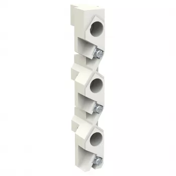 ABB ZE60 Reitersicherungsblock 2CPX061045R9999 Drošinātāja turētājs 1-pole 32A 690V AC 10x38mm Pelēks
