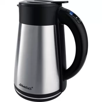 Steba WK 31 Thermo bezvadu ūdens tējkanna ar termokrūzi, 1.7 L, 2200 W, sudrabs/melns