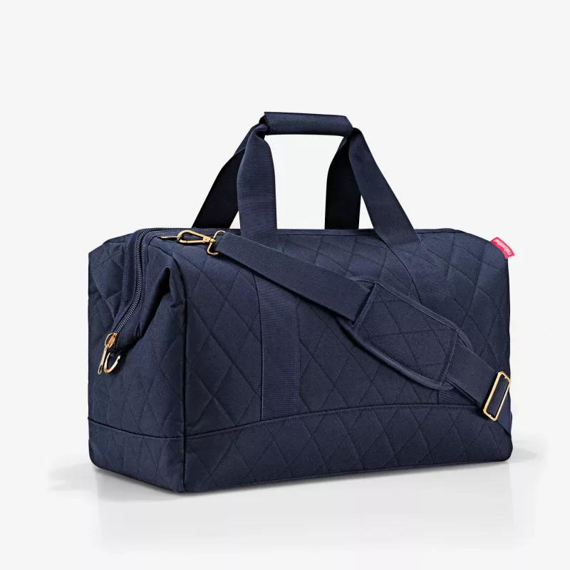 Reisenthel Allrounder L Travel Bag Rhombus Midnight Gold, 30L, Blue