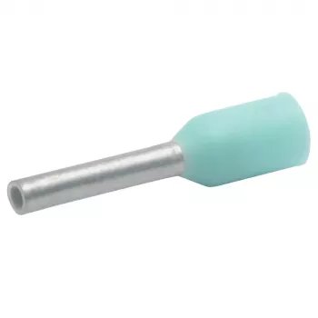 Klauke 168TL Izolēta stieples uzmava (ferrule) - 0,34 mm² - AWG 22 - alvota - tirkīza - polipropilēns