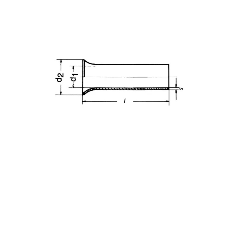 Klauke 7512V Tinned Tubular Cable Lug 6 mm² M5