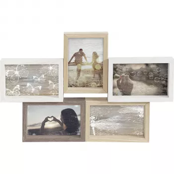 NIELSEN DESIGN Nielsen Collage Mixed Colours 5 5x10x15 Wood Gallery 8999343