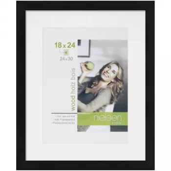 NIELSEN DESIGN Apollon Melns 24x30 Koka Fotokadrs 8988006
