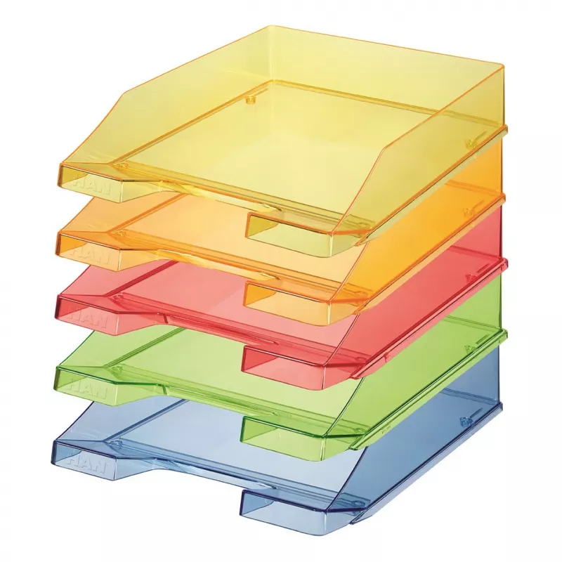 HAN Letter Tray Yellow-Transparent A4
