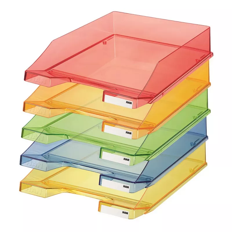 HAN Letter Tray Yellow-Transparent A4