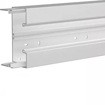 Hager BRH6517019016 Dado Trunking Pamatdaļa ar Priekšējo Fiksāciju 65x170mm 2m Tīri Balta