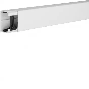 Hager Cable Trunking LFH4006009016 Halogen-Free 40x60mm Traffic White 2m
